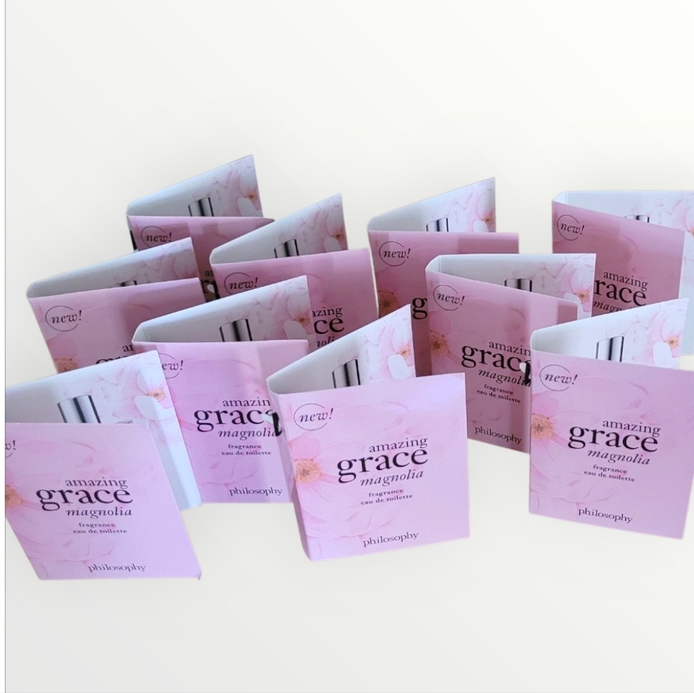 (10) Philosophy Amazing Grace Magnolia Fragrance Samples 1.5ml=15ml